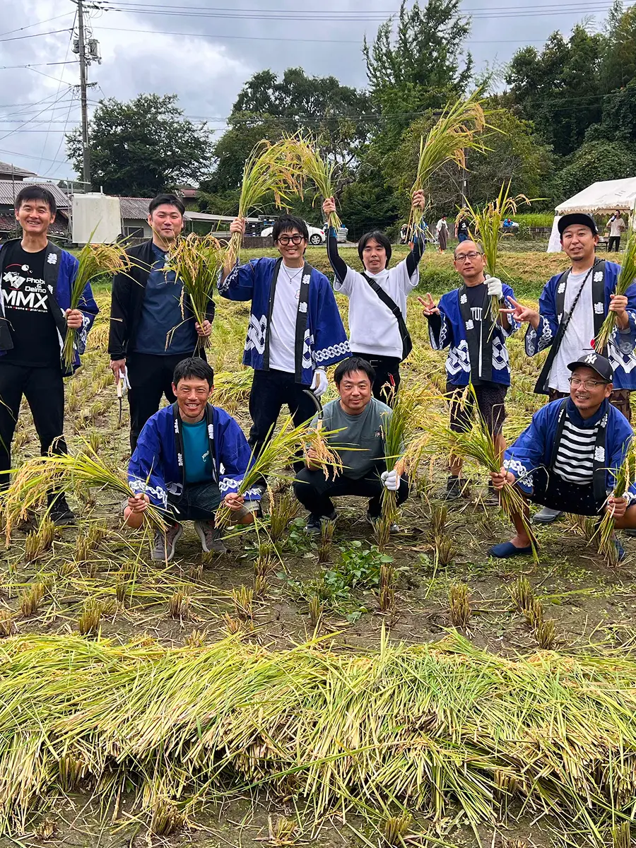 農業体験と収穫祭コメサンタフェスのイメージ